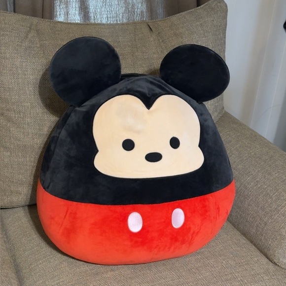 Original Squishmallow Disney XL Mickey Mouse Plush Pillow ID#Q042 Batch 2808 - Picture 4 of 9
